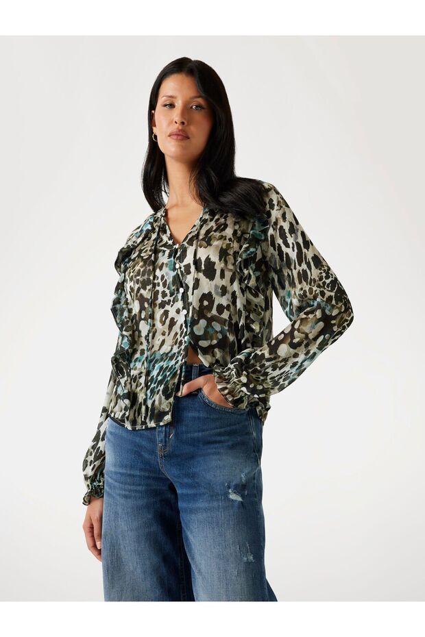 بلوزة مكشكشة - 1