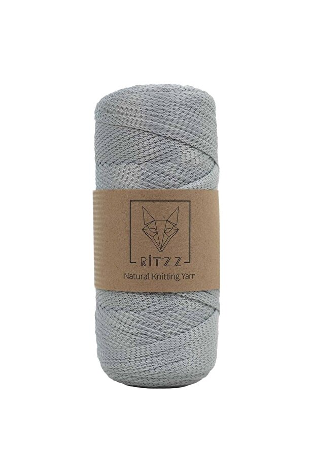 بوليستر شريط حبل رمادي فاتح - 1