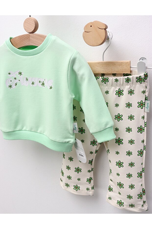 Compleu Flowers and Spring, verde - 2