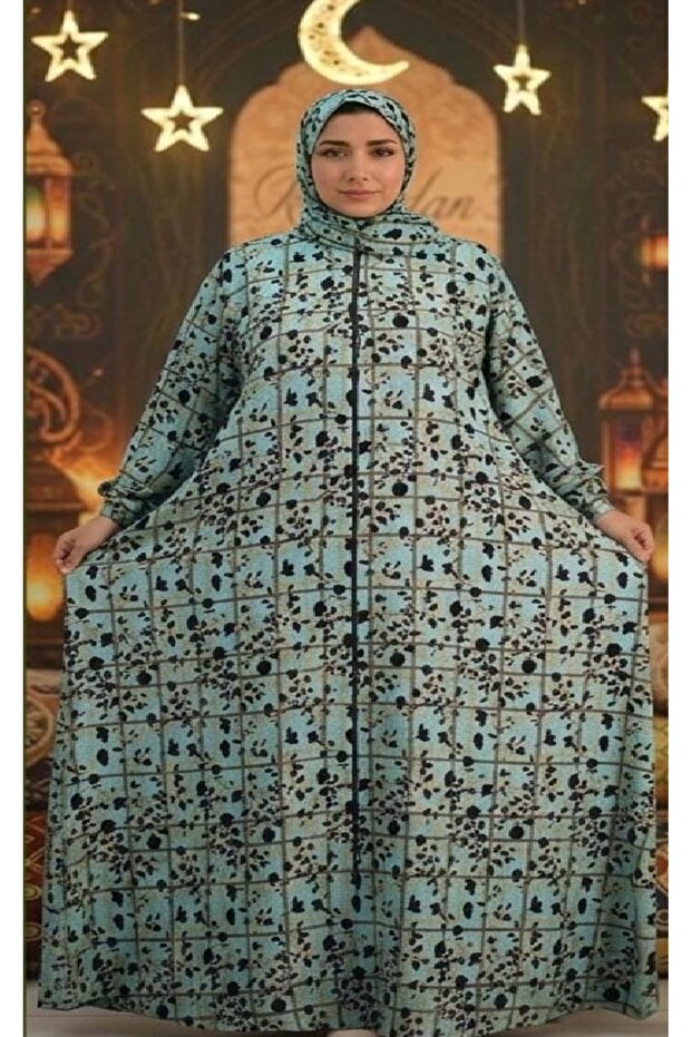 اسدال صلاة نسائي واسع ومريح لاداء الصلاة