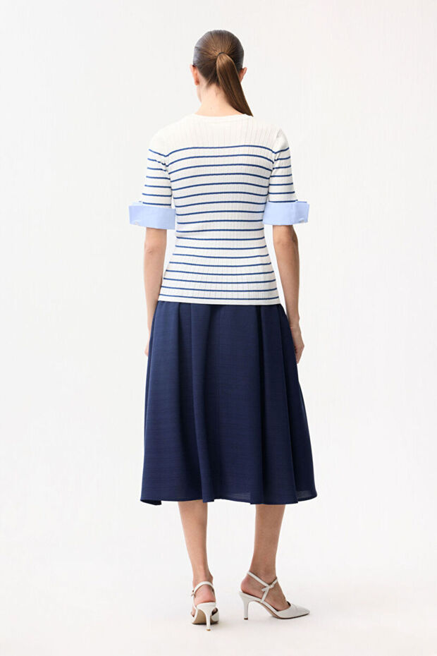 Bisiklet Yaka Triko Kazak - 5