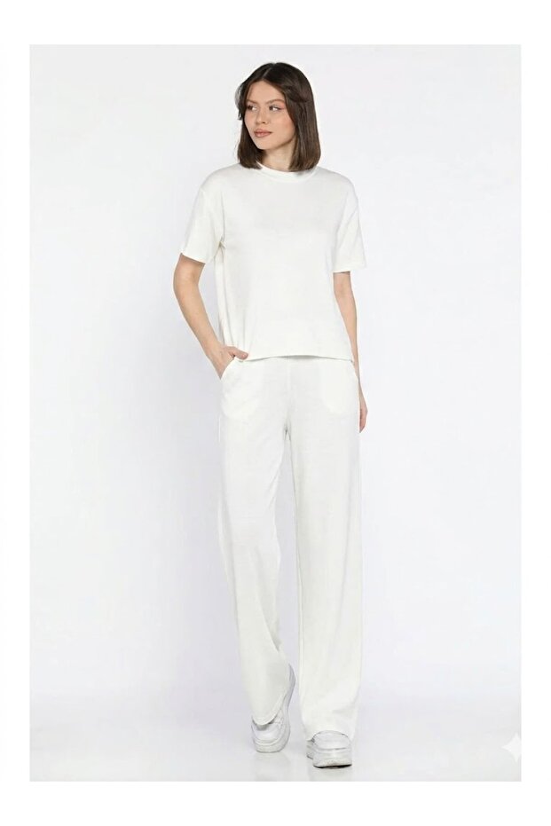 Modal Tshirt Pants Double Set