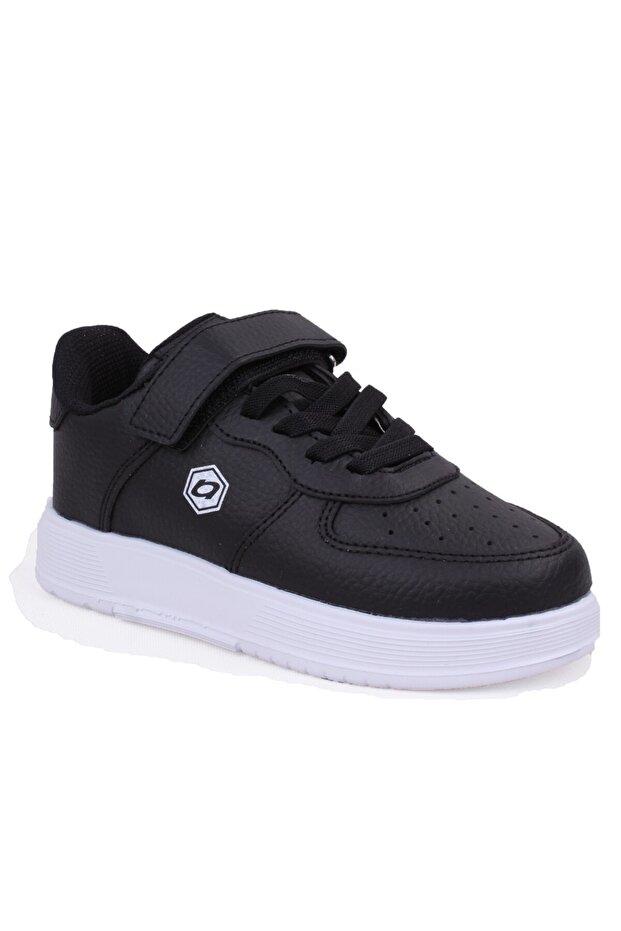 Dja75-015 Black Orthopedic Day Boy's Sports Shoes