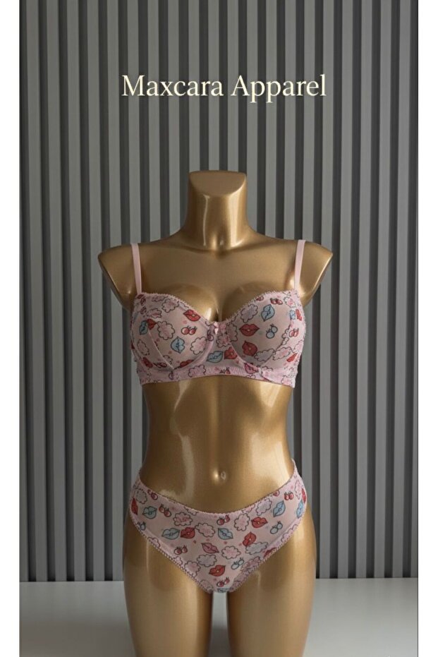 Bralet Takım Pembe