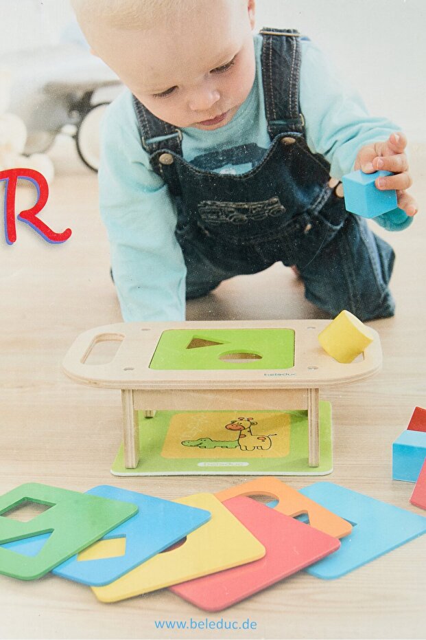Wooden Interchangeable Shape Sorter - 5