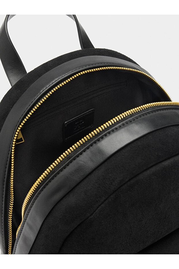 Kadın Deri Efektli Basic Sırt Çantası - 5