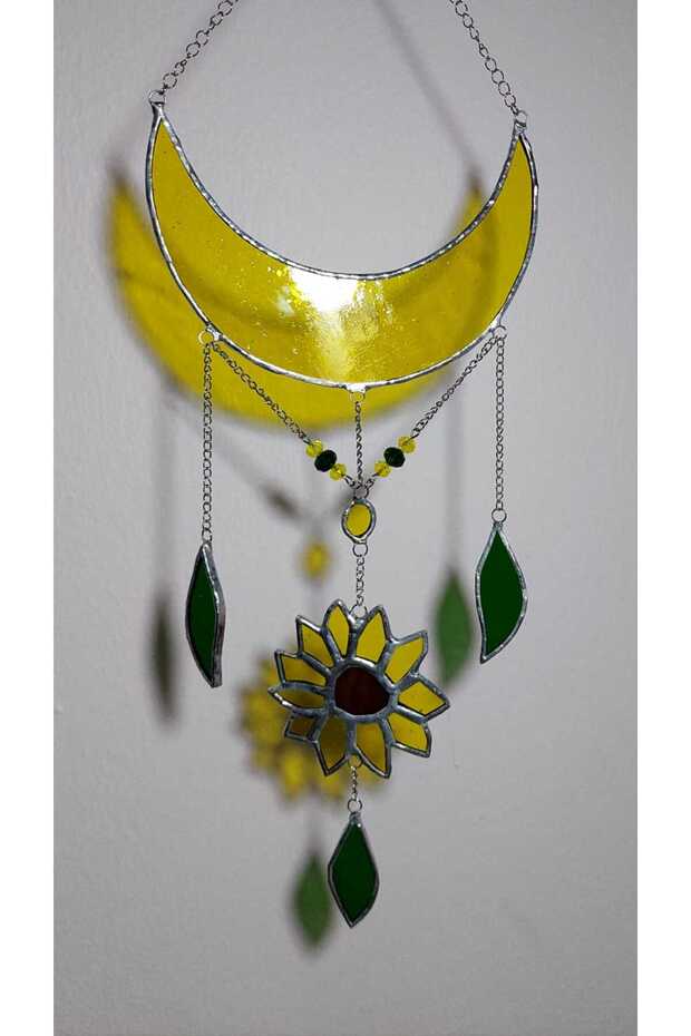 Vitray süs ayçiçeği - 1