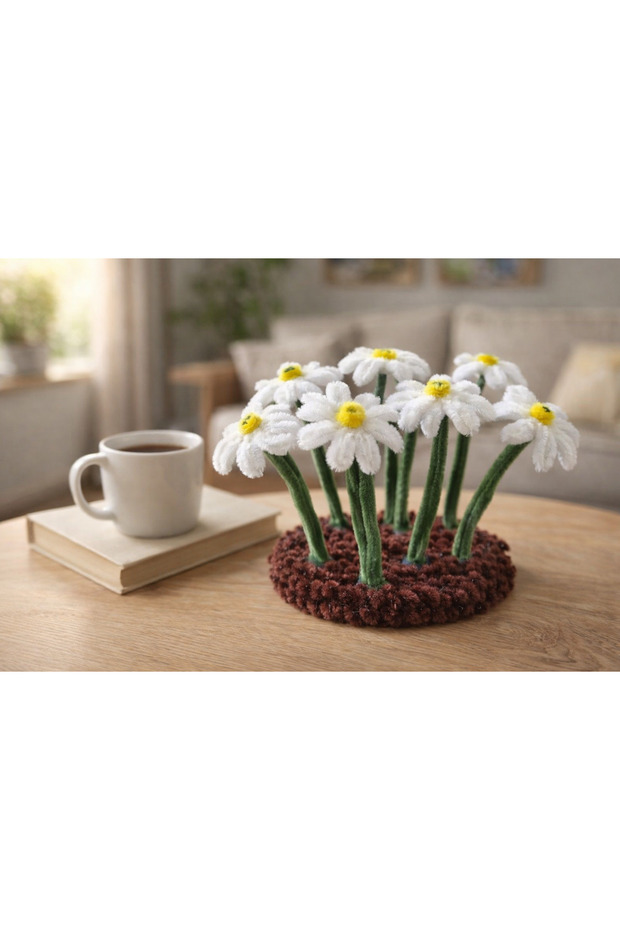 Şönil Çiçek Papatya - 4