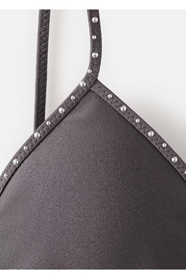 Strass taşlı bikini üstü - 5