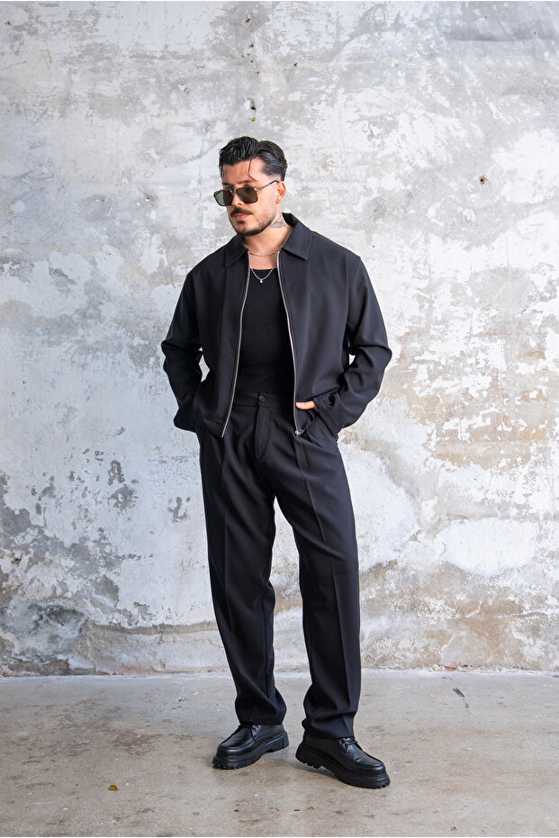 Box Fit Basic Takım Lacivert - 1