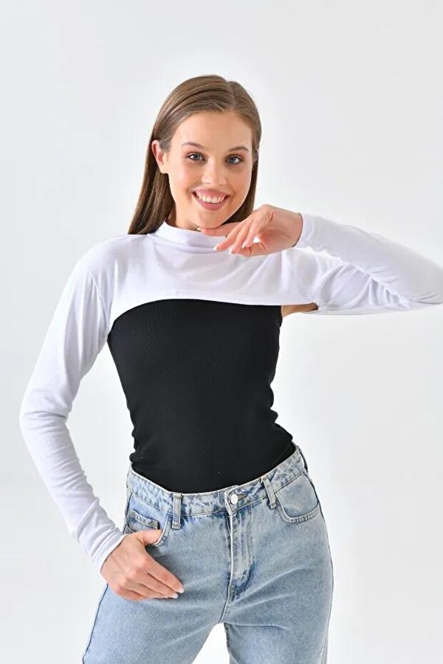 Neck Collar and Sleeveless Islamic Clothing