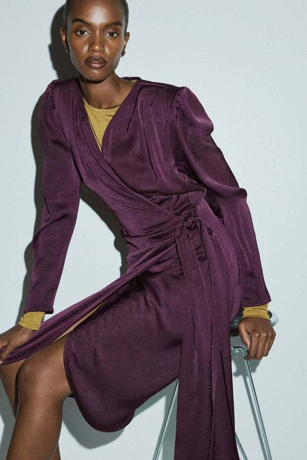 Tie-detail dress