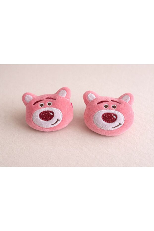 Plush Figured Girl's Hair Clip with Figure