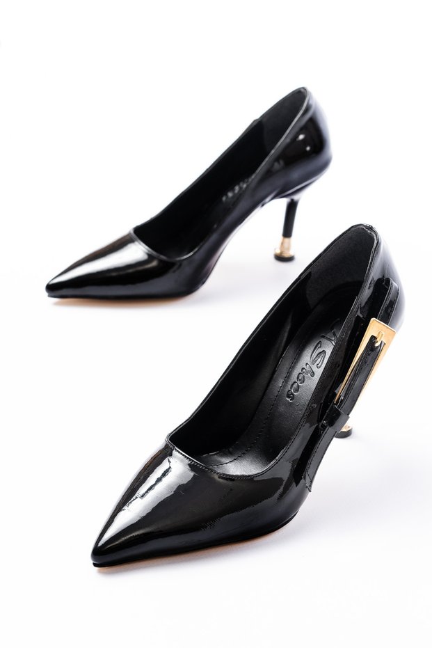 Women's Buckled Stylish Heeled Shoes