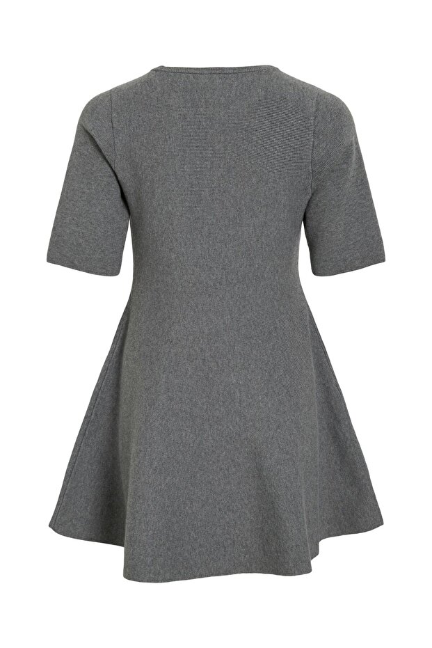 Rochie scurtă de nuntă cu mâneci scurte - 3