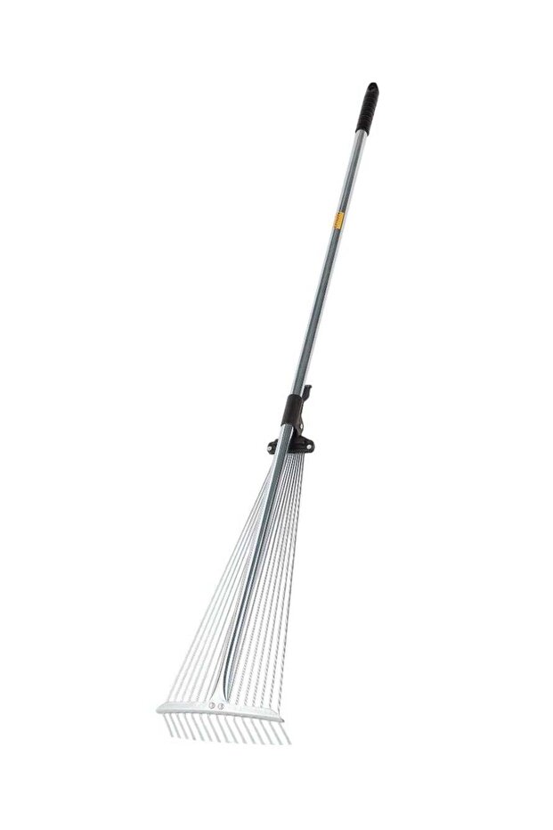 Extendable Rake- EPSGT1403 for Quick Clean Up of Lawn and Yard, Garden, Leaf, Debris Less Bending