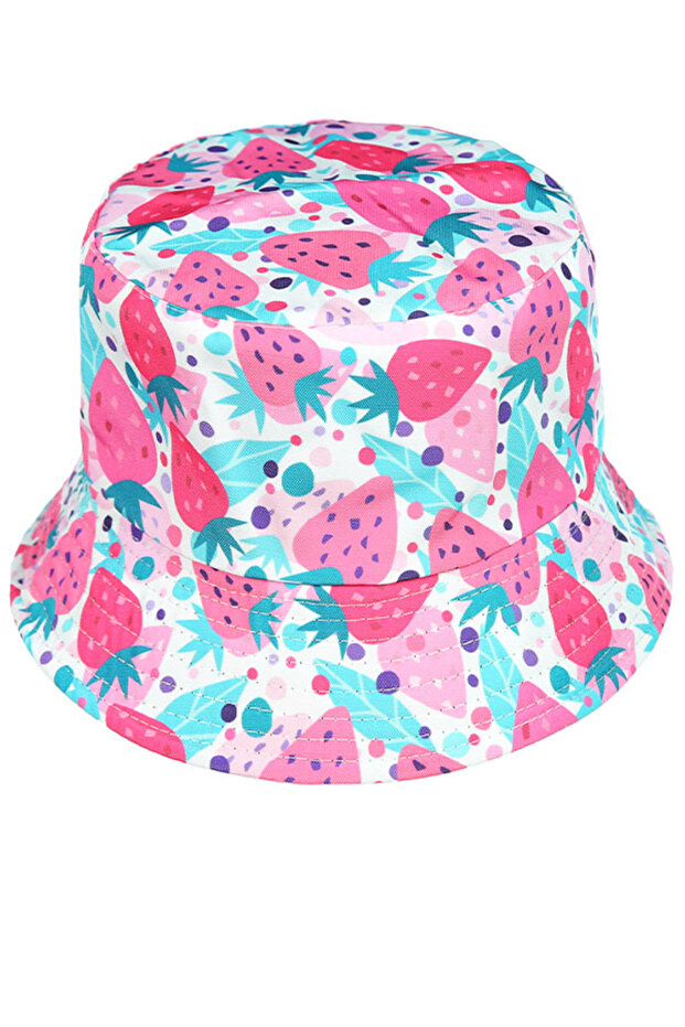 Women Strawberry Printed Printed Bucket Hat