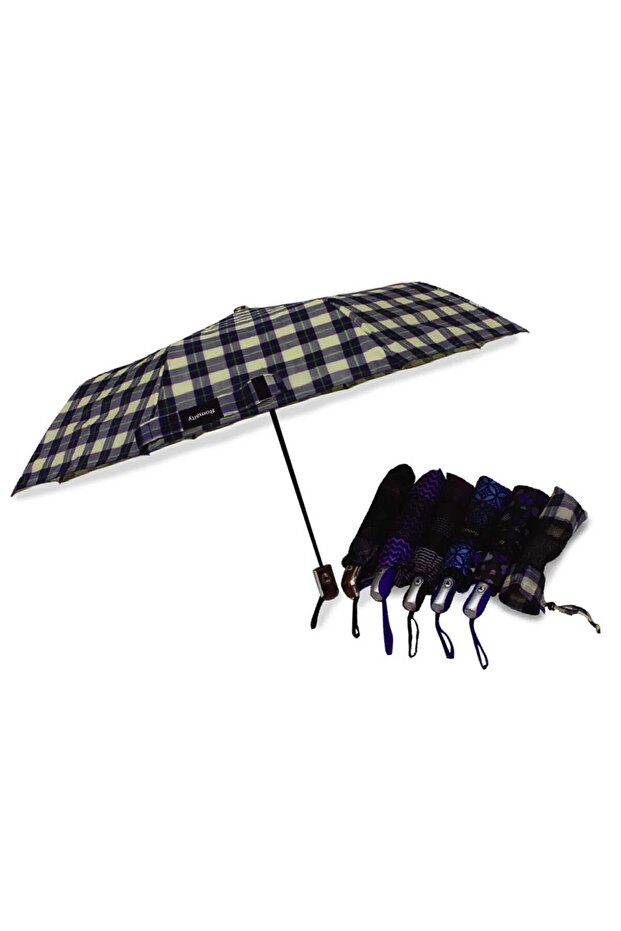 Romaity Umbrella 3Fold Double Panel Assorted - 1