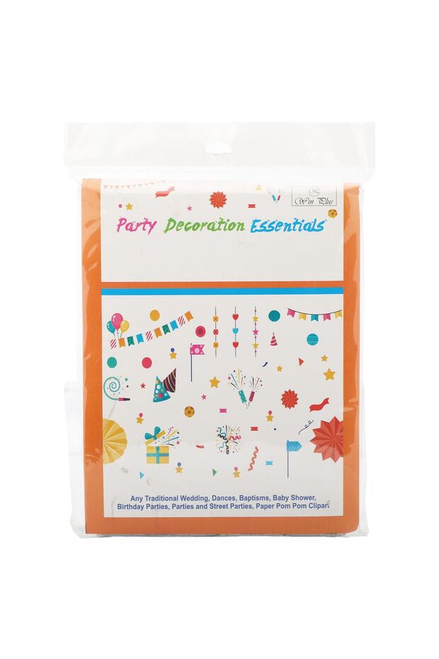 Win Plus Silver Crepe Paper Round - 6