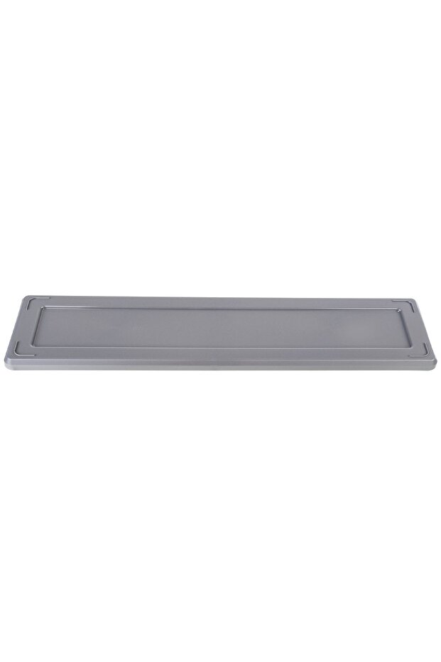 Flowerpot Stand 60 cm Rectangular Tray Anthracite Plastic - 7