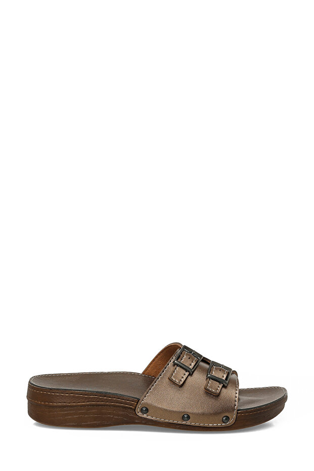 409008.Z6Fx Bronze Women's House Slippers