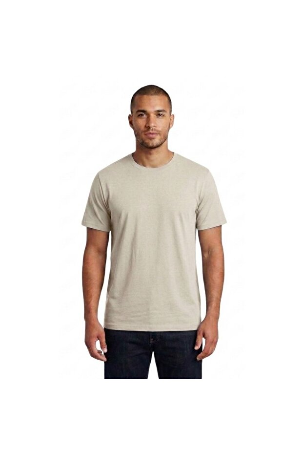 O Yaka basic Bărbați tricou 100-03 STONE - 4