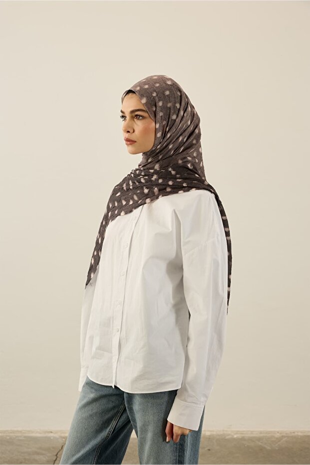 Bambi Pattern Aya Kras Shawl - 3