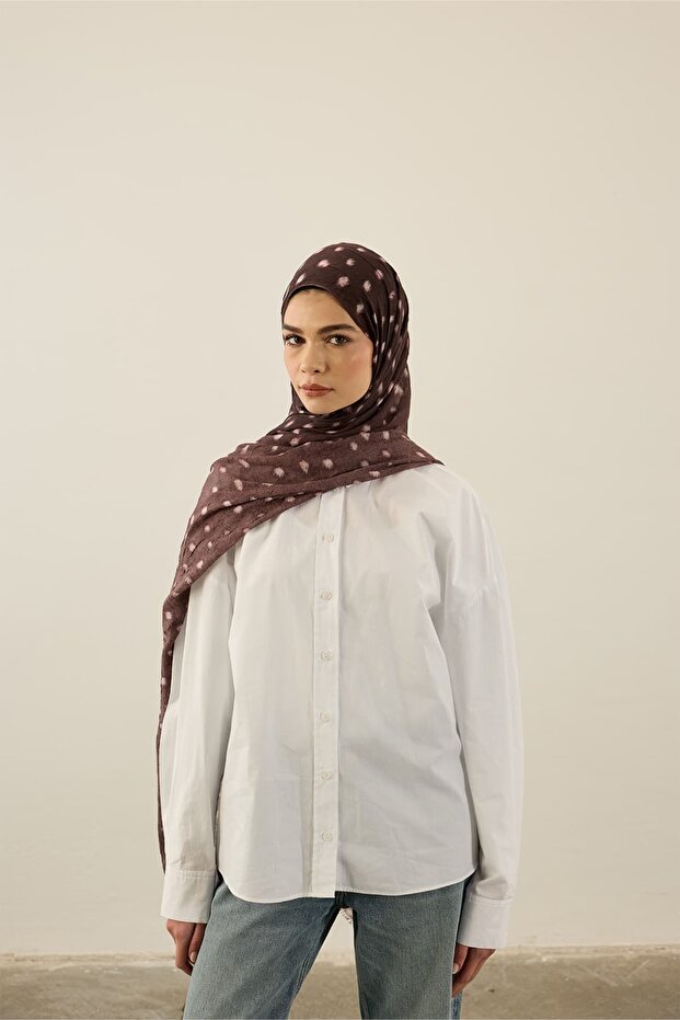 Bambi Pattern Aya Kras Shawl - 1