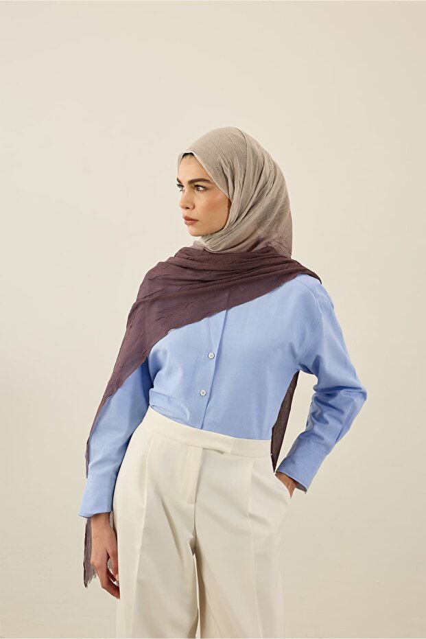 شال أيا كراش بنمط متدرج الألوان - 1