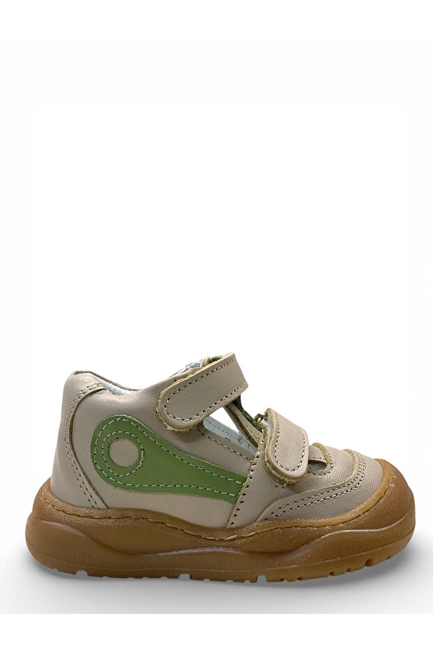 2403 Orthopedic % 100 Genuine Leather Baby Boy Sand Summer First Step Shoes