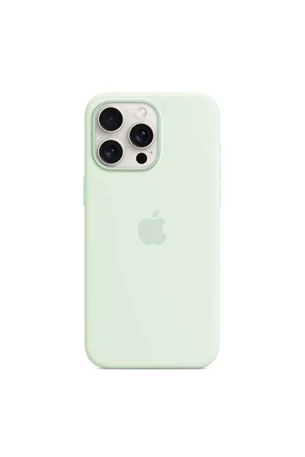 Compatible iPhone 15 Pro Max Case - Light Blue Silicone - 3