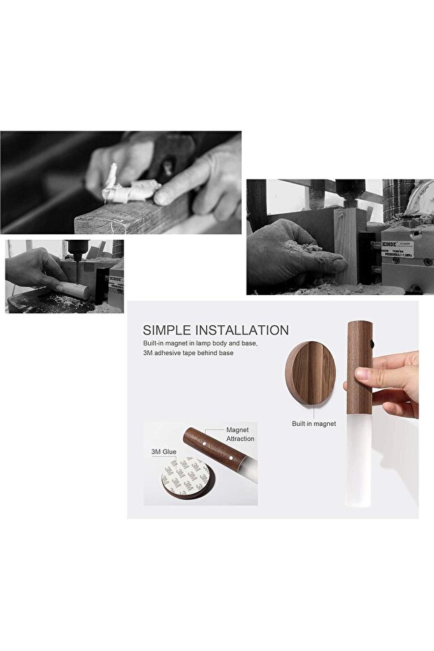 مصباح ليلي بمستشعر حركة، مصباح LED ذكي - 4