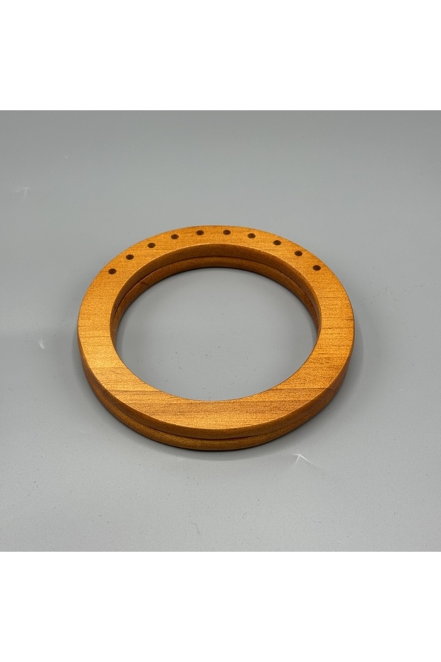 طاولة مستديرة صلبة بلون تان - 2