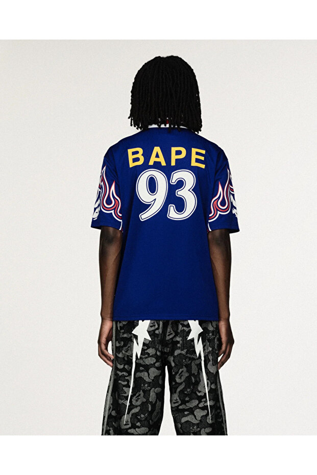 SSL Flame Jersey Bape Erkek Forma - 3
