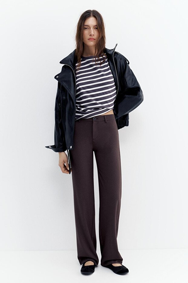 Arka cepli pantolon - 1