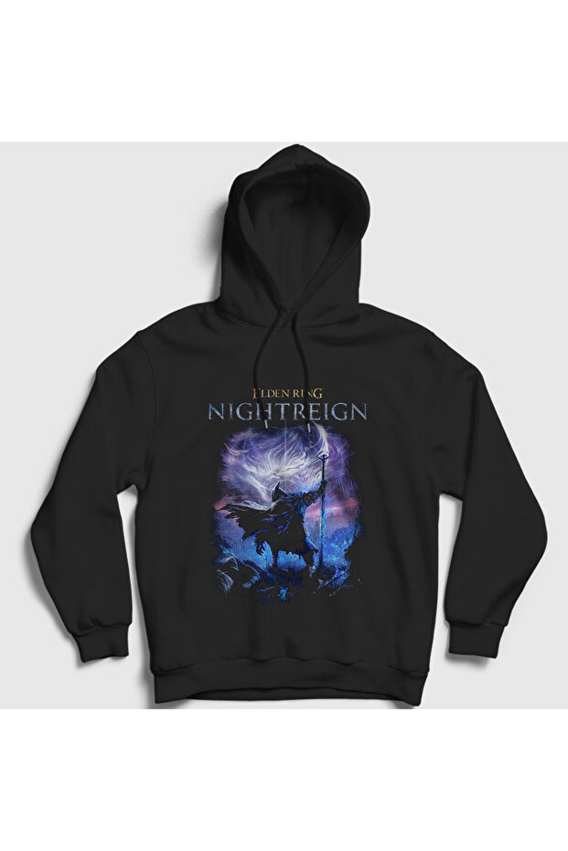Unisex Black the Wylder Elden Ring Nightreign Hooded Sweatshirt 610281Tt