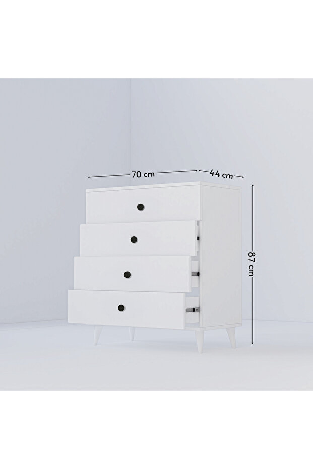 Opal 4 Çekmeceli Şifonyer - 4