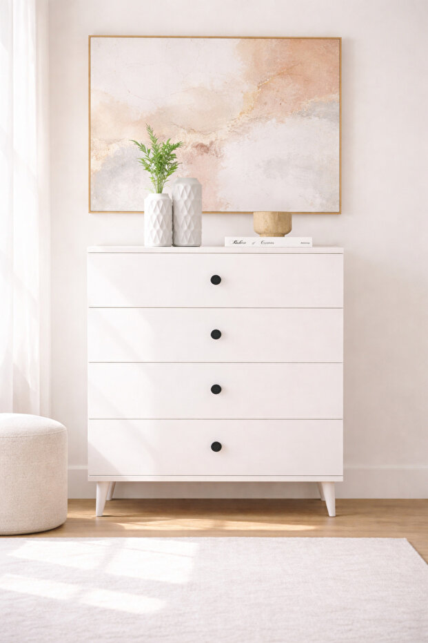 Opal 4 Çekmeceli Şifonyer - 1