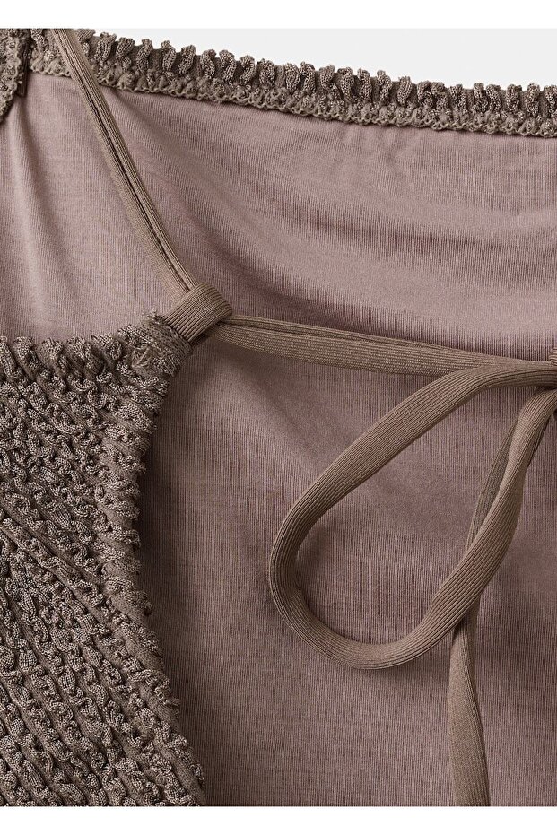 Dokulu askılı mayo - 6