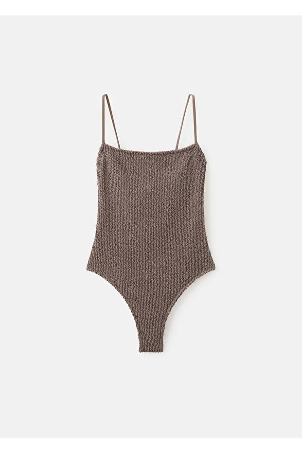 Dokulu askılı mayo - 3