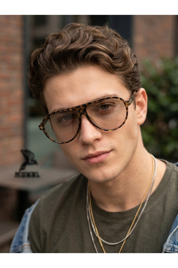 Leopar to Nude Drip Model Uv400 Sunglasses