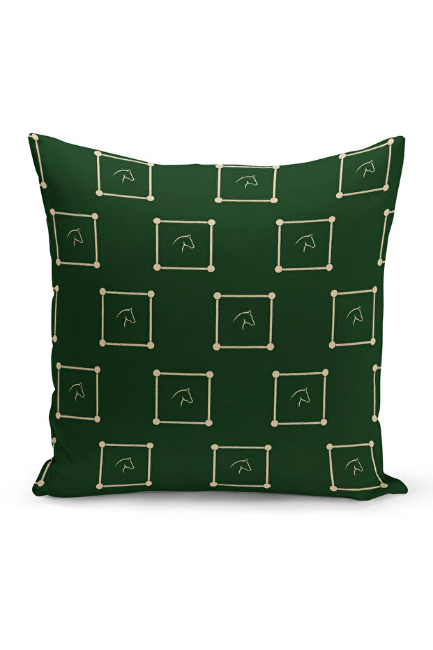 Classic Horse Series Double Sided Digital Printed Throw Pillow Cover (Horse)