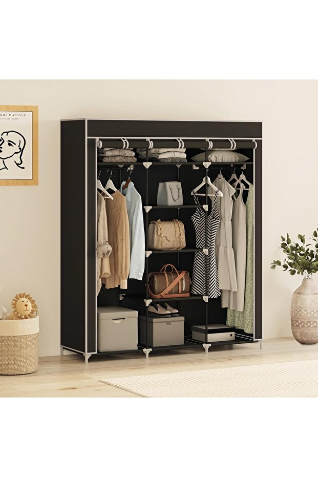 خزانة ملابس قماشية - 1