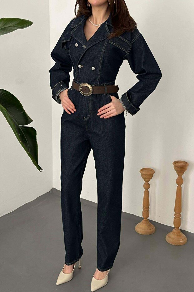 Salopetă din denim - 3