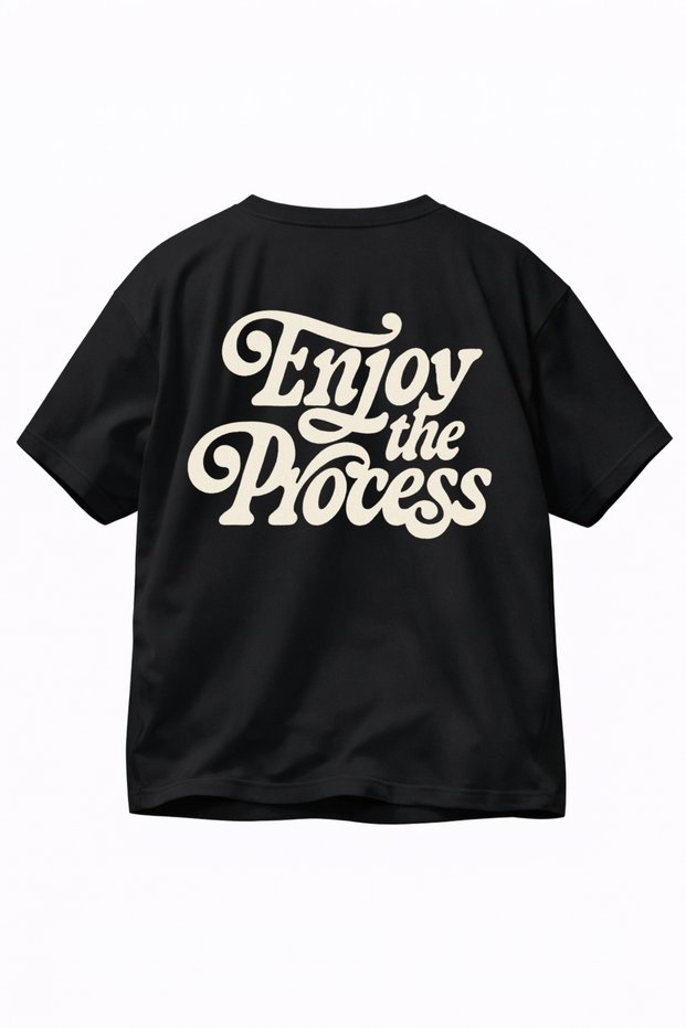 Unisex Oversized T-Shirt Enjoy Printed 100% Cotton T-Shirt Comfortable Fit