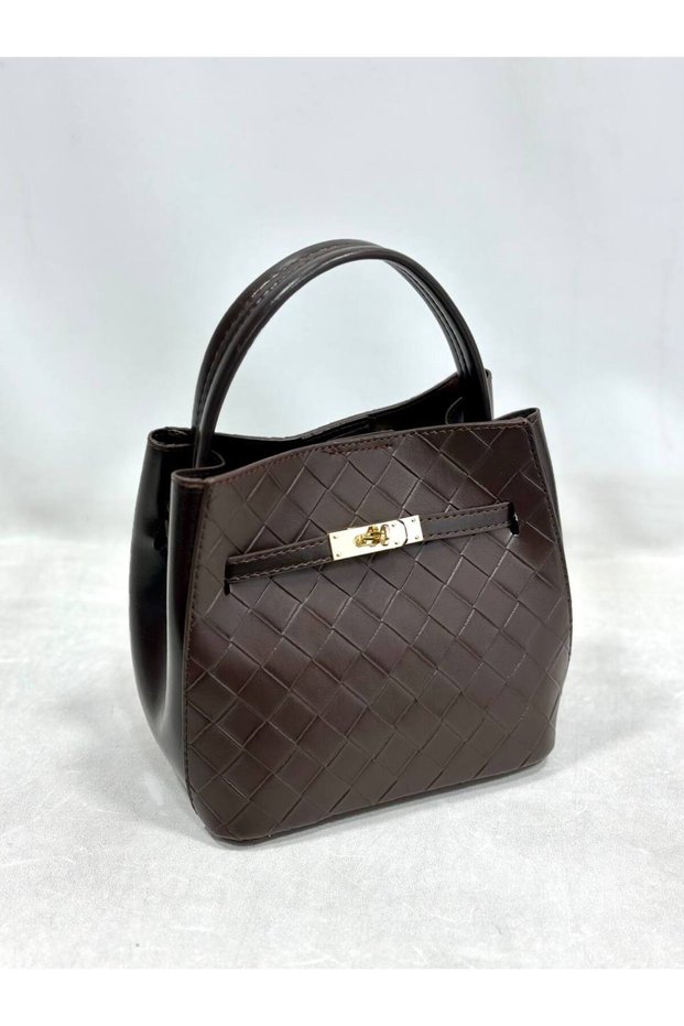 Lock Detailed Shoulder Bag for Women Bag