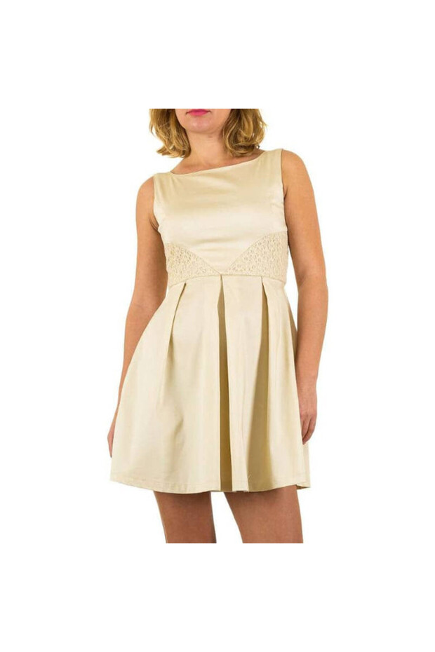 Rochie R014 culoare crem - 1