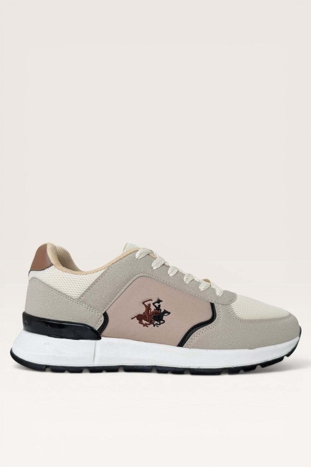 Men's Orthopedic Airfile Daily Walking Running Sneakers Sports Shoes Beige