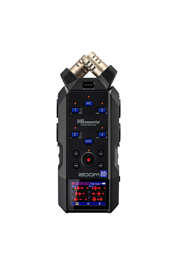 مسجل الصوت المحمول H6essential ذو 6 مسارات و32 بت عائم