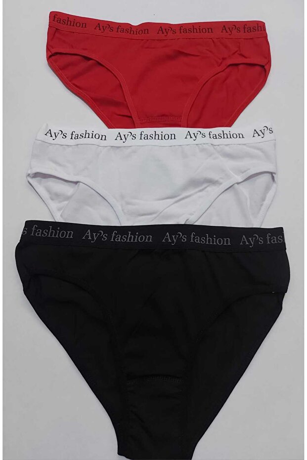 Mixed Color Cotton Pack of 6-Piece Panties